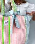 Quilted Tote Bag | Sunwashed - Bombaby