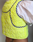 Quilted Waistcoat | Limoncello - Bombaby