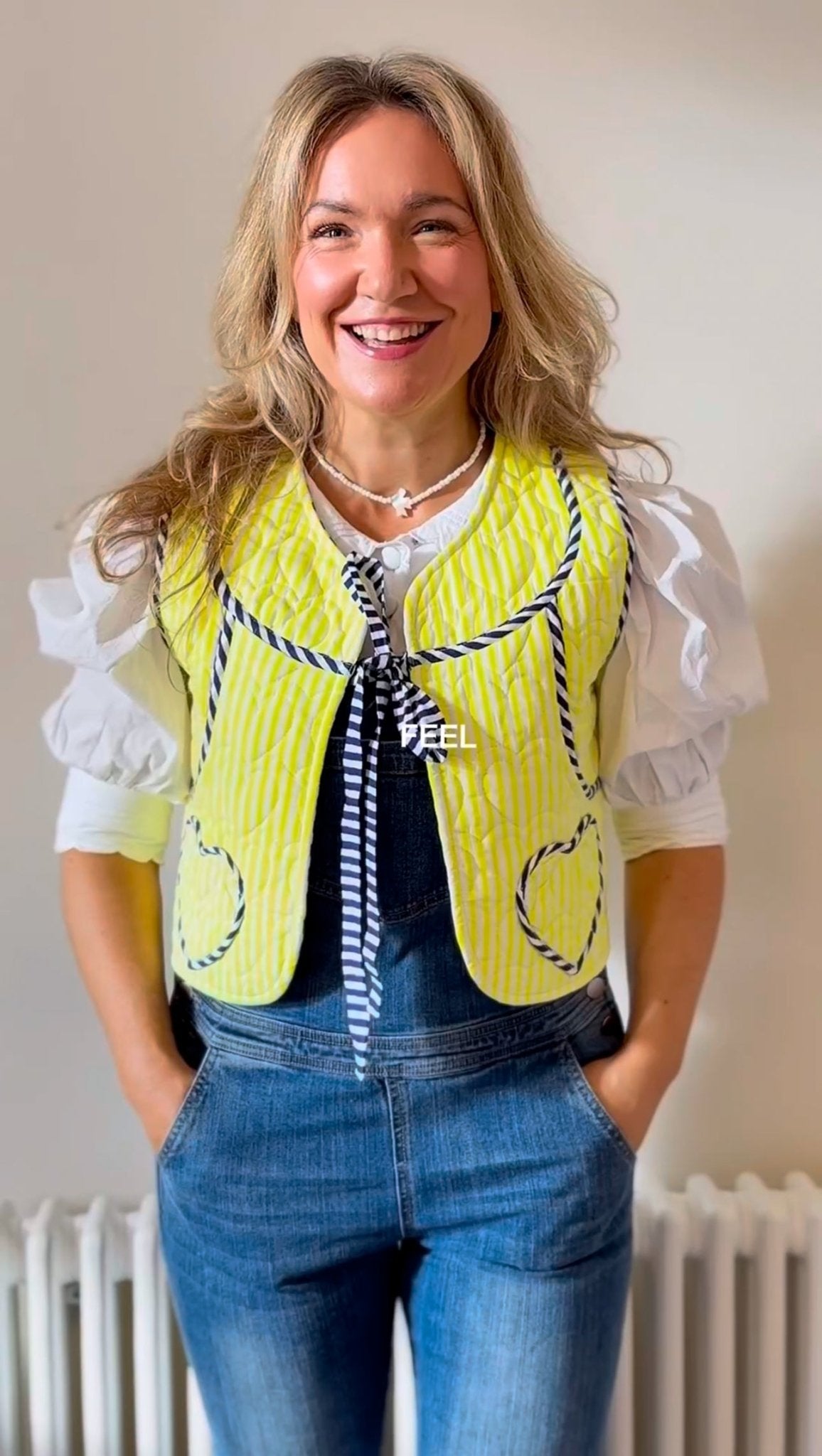 Quilted Waistcoat | Limoncello - Bombaby