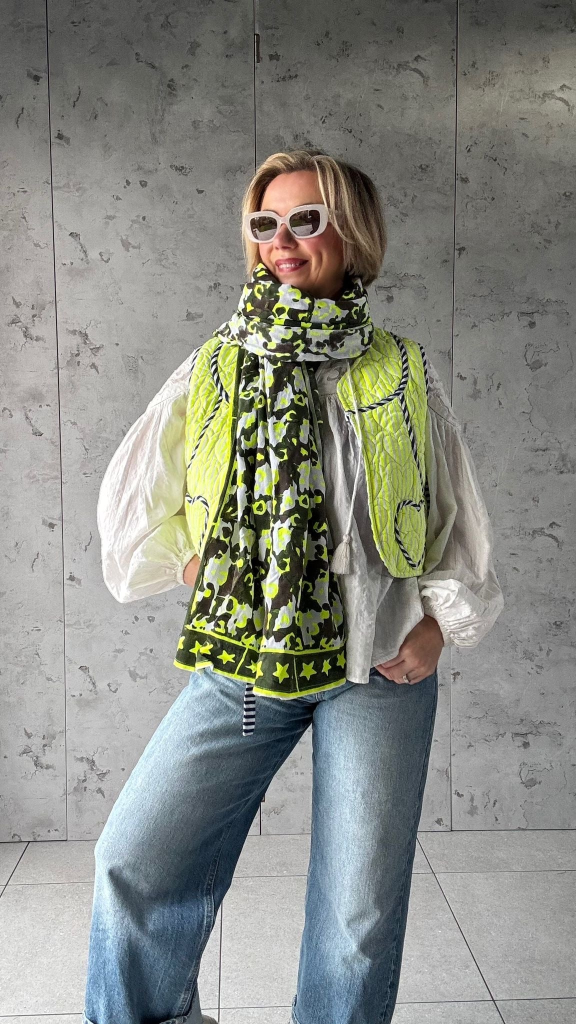 Quilted Waistcoat | Limoncello - Bombaby