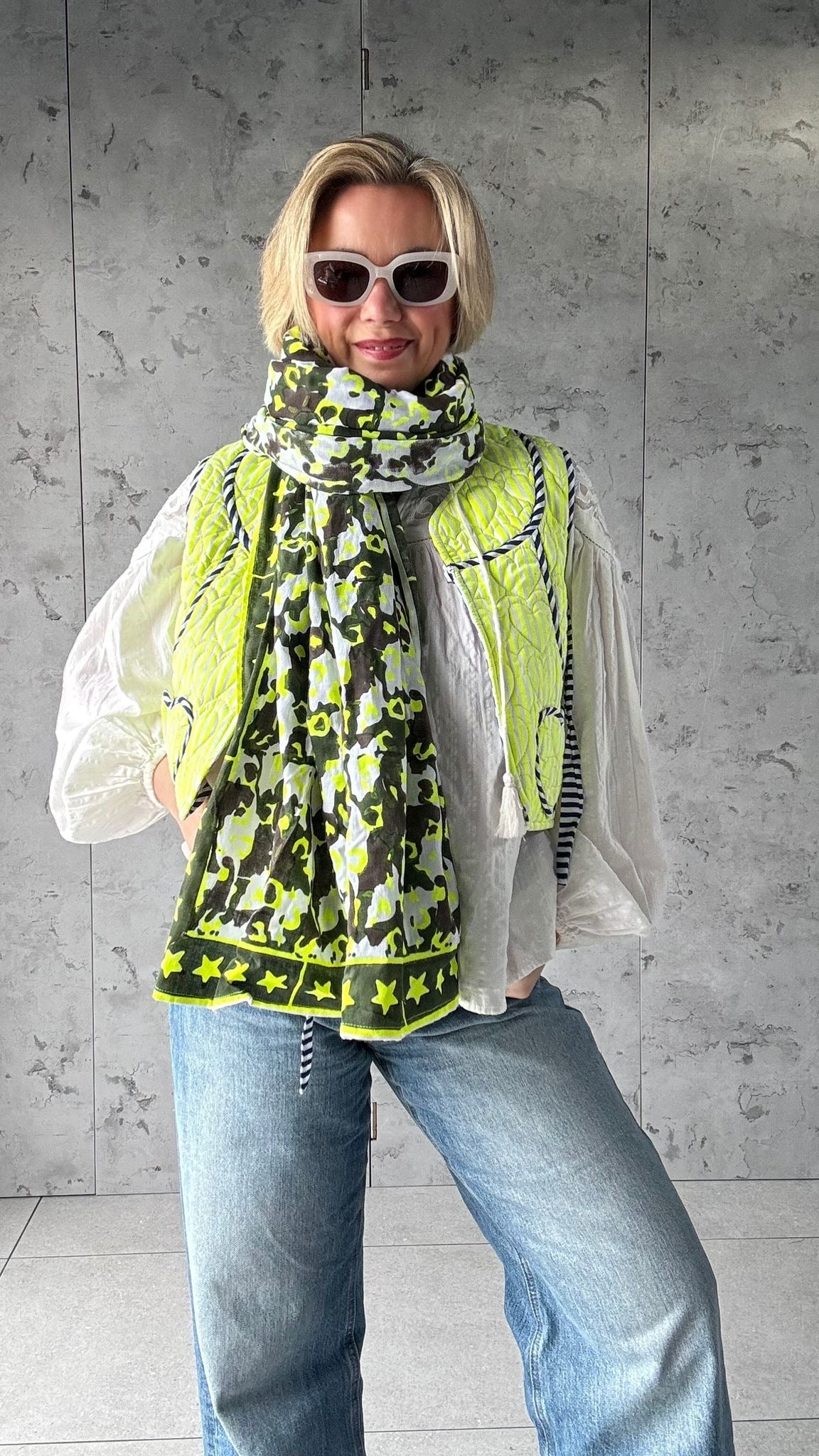 Quilted Waistcoat | Limoncello - Bombaby