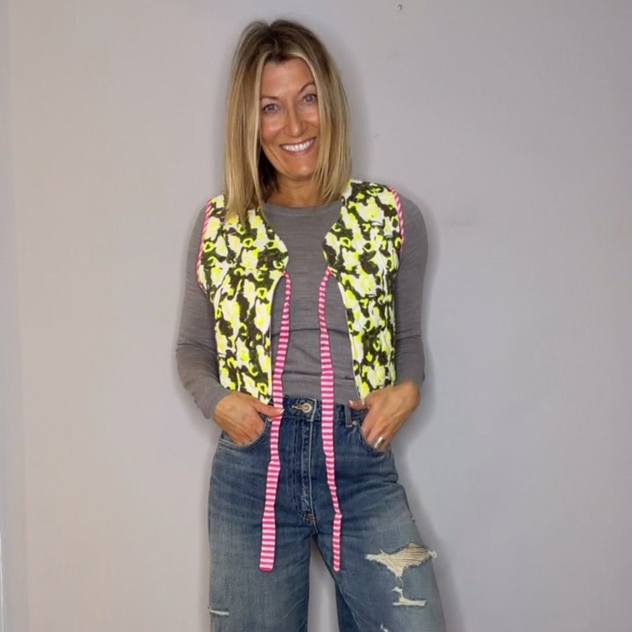 Quilted Waistcoat | Rebel Camo - Bombaby