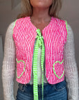 Quilted Waistcoat | Sugar Rush - Bombaby