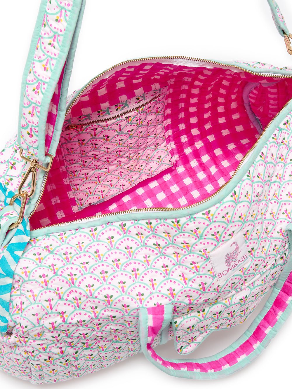 Quilted Weekend Bag | Dottie - Bombaby