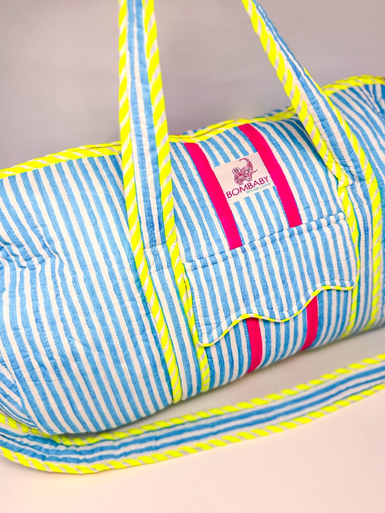 Quilted Weekend Bag | Malibu Pop - Bombaby