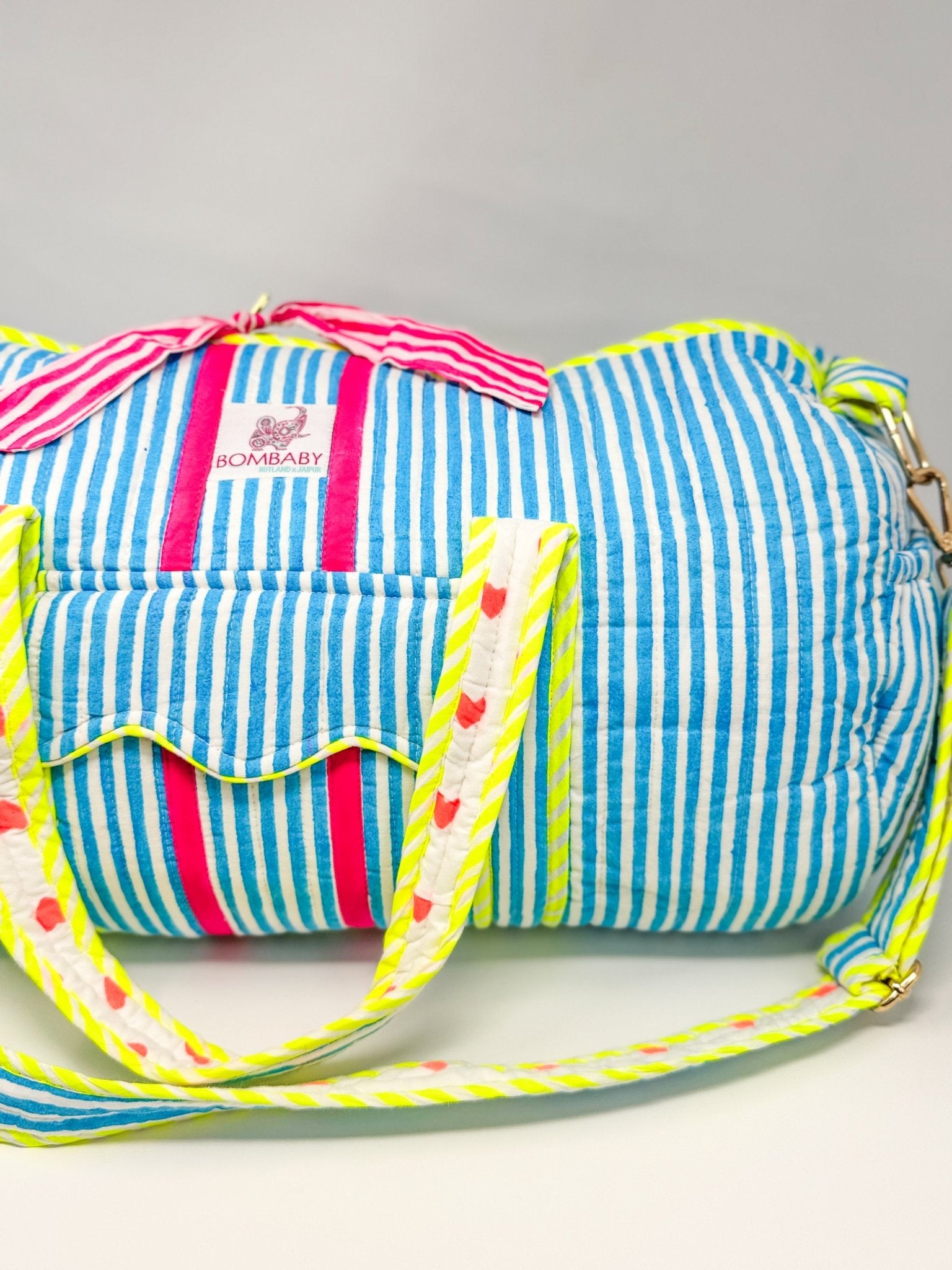 Quilted Weekend Bag | Malibu Pop - Bombaby