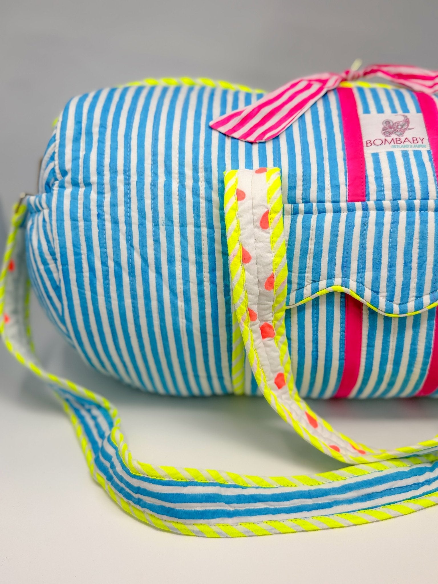 Quilted Weekend Bag | Malibu Pop - Bombaby