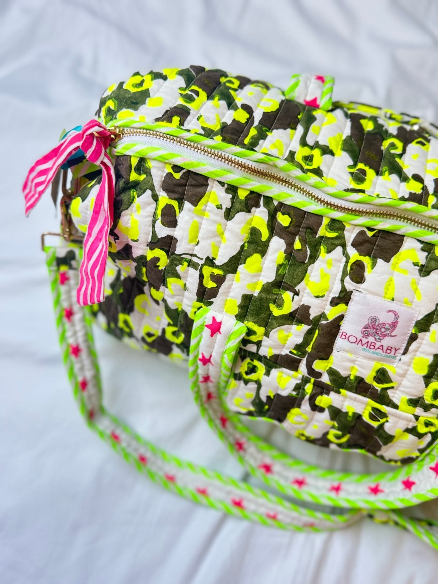 Quilted Weekend Bag | Rebel Camo - Bombaby