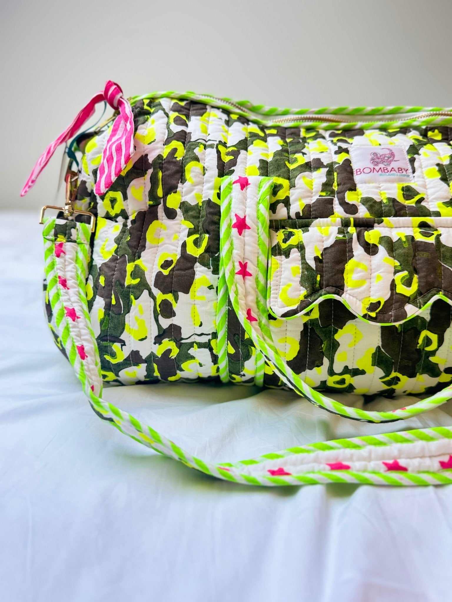 Quilted Weekend Bag | Rebel Camo - Bombaby