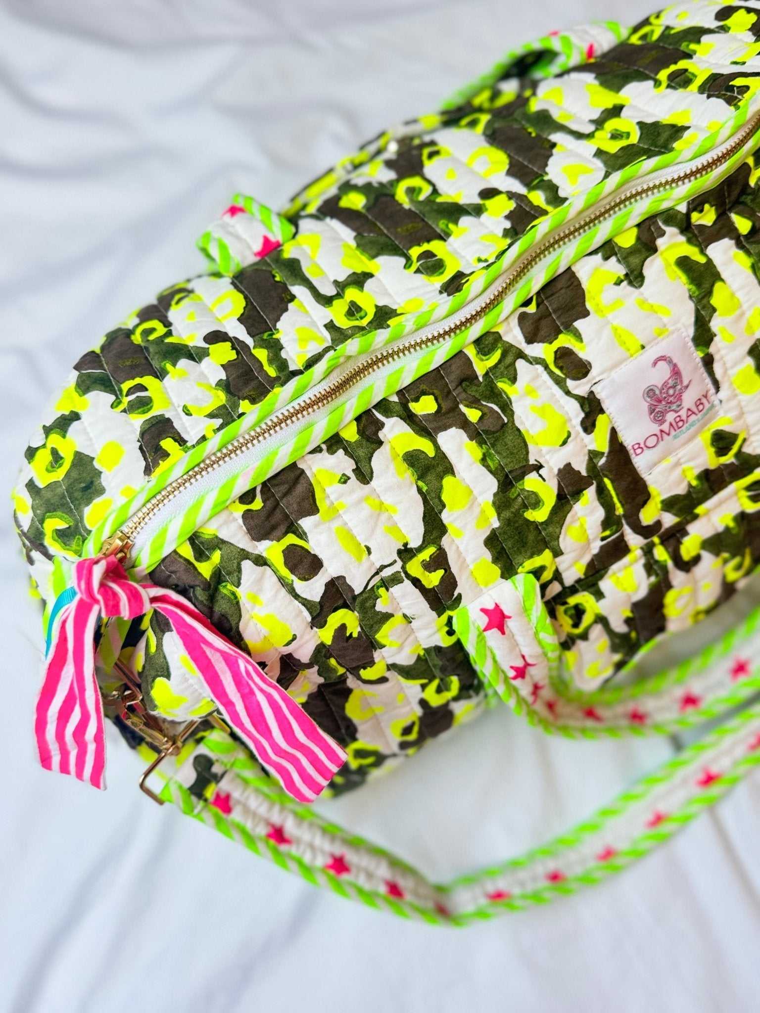 Quilted Weekend Bag | Rebel Camo - Bombaby