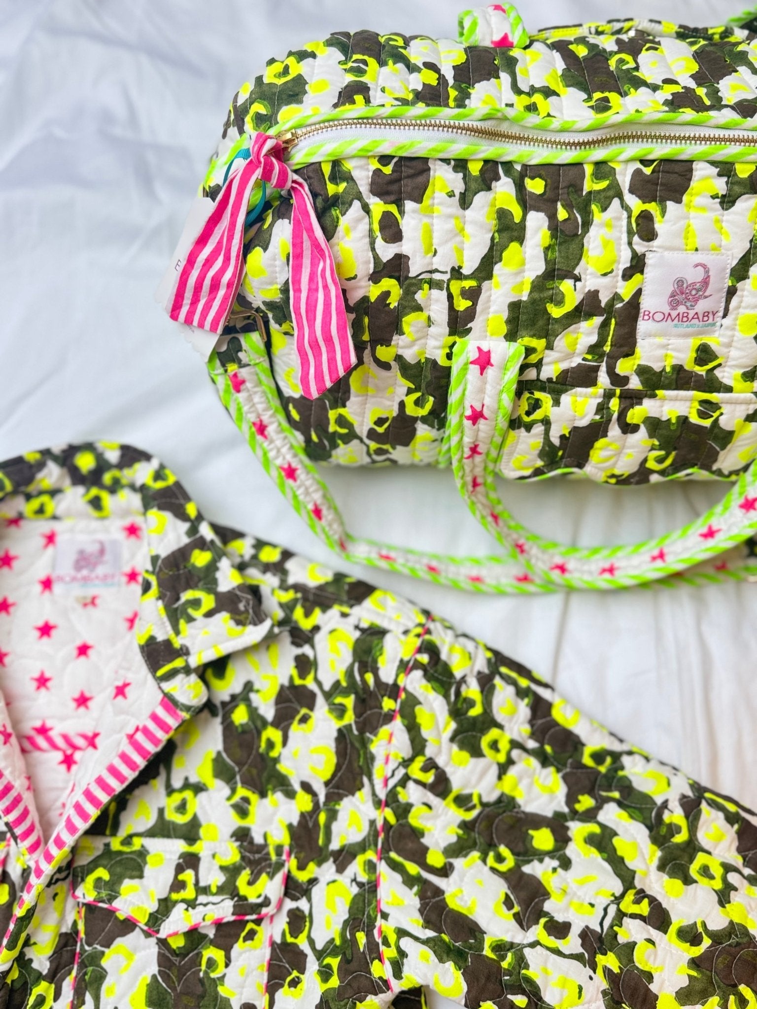 Quilted Weekend Bag | Rebel Camo - Bombaby