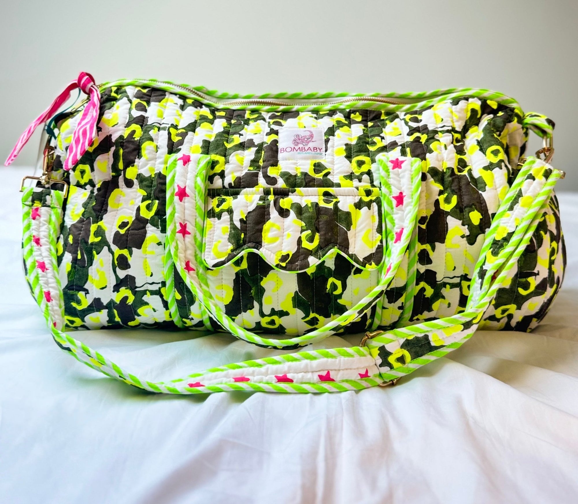 Quilted Weekend Bag | Rebel Camo - Bombaby