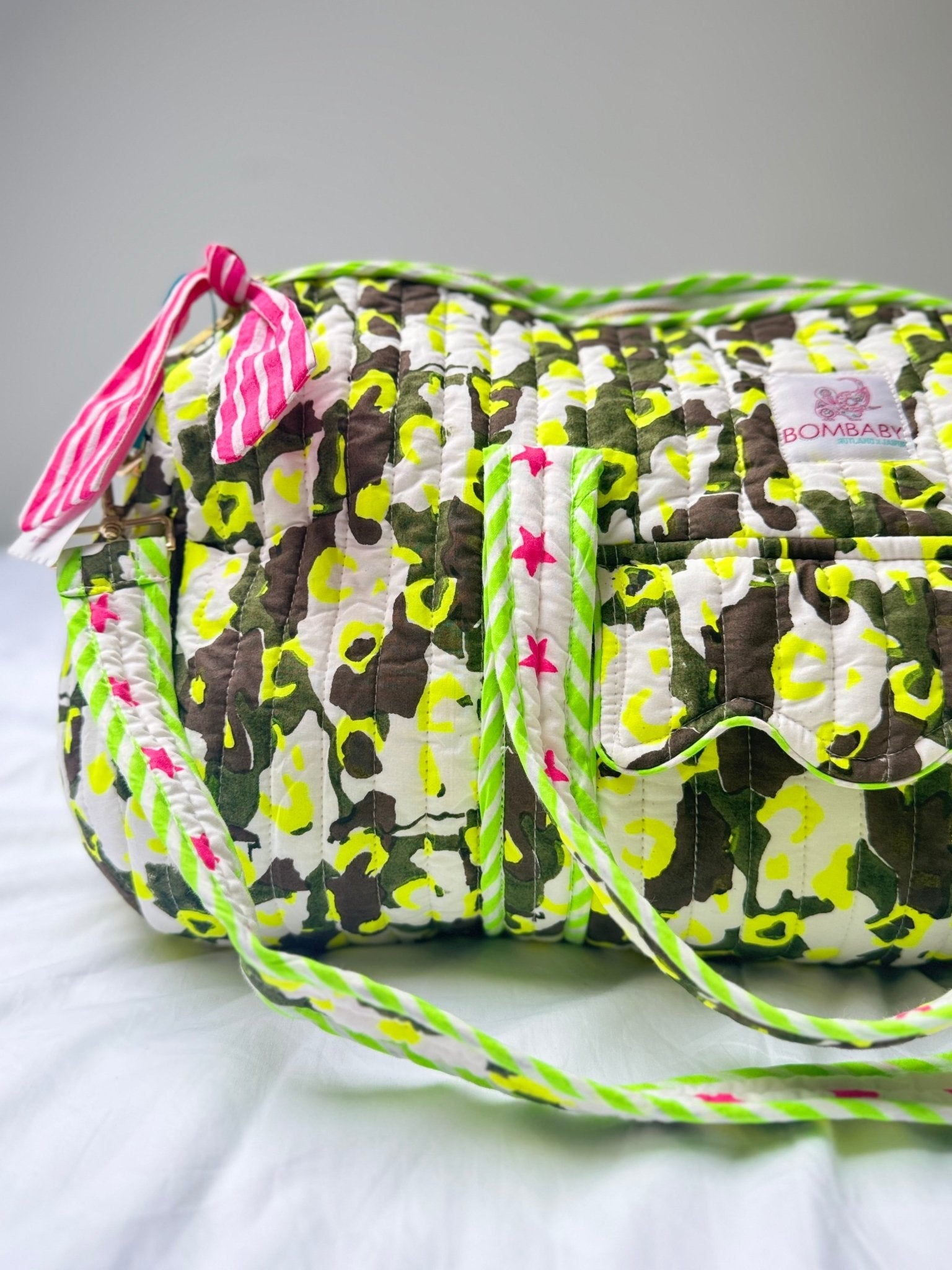 Quilted Weekend Bag | Rebel Camo - Bombaby
