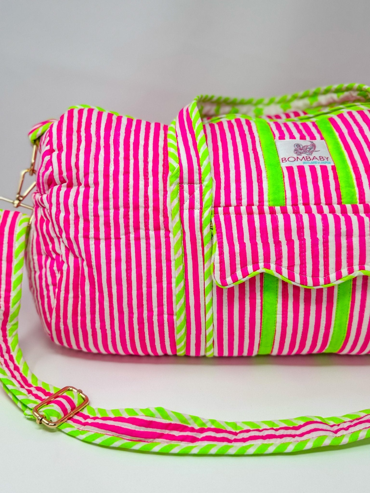 Quilted Weekend Bag | Sugar Rush - Bombaby