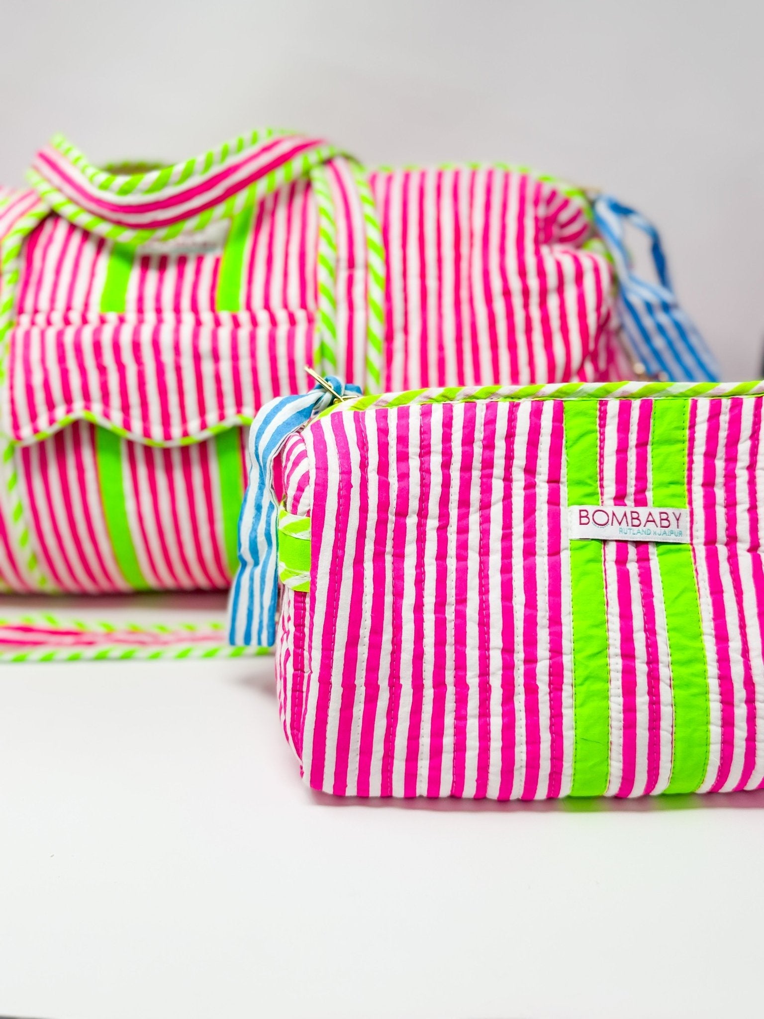 Quilted Weekend Bag | Sugar Rush - Bombaby