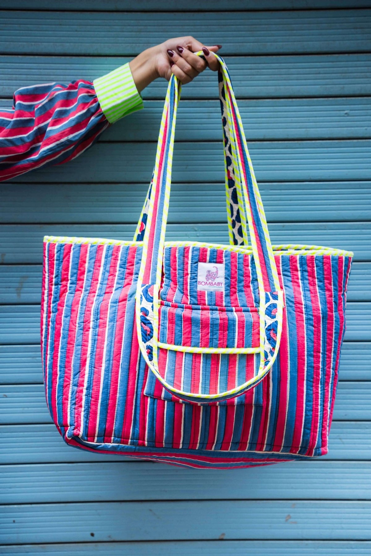 Quilted Zip Tote Bag | Roxy - Bombaby