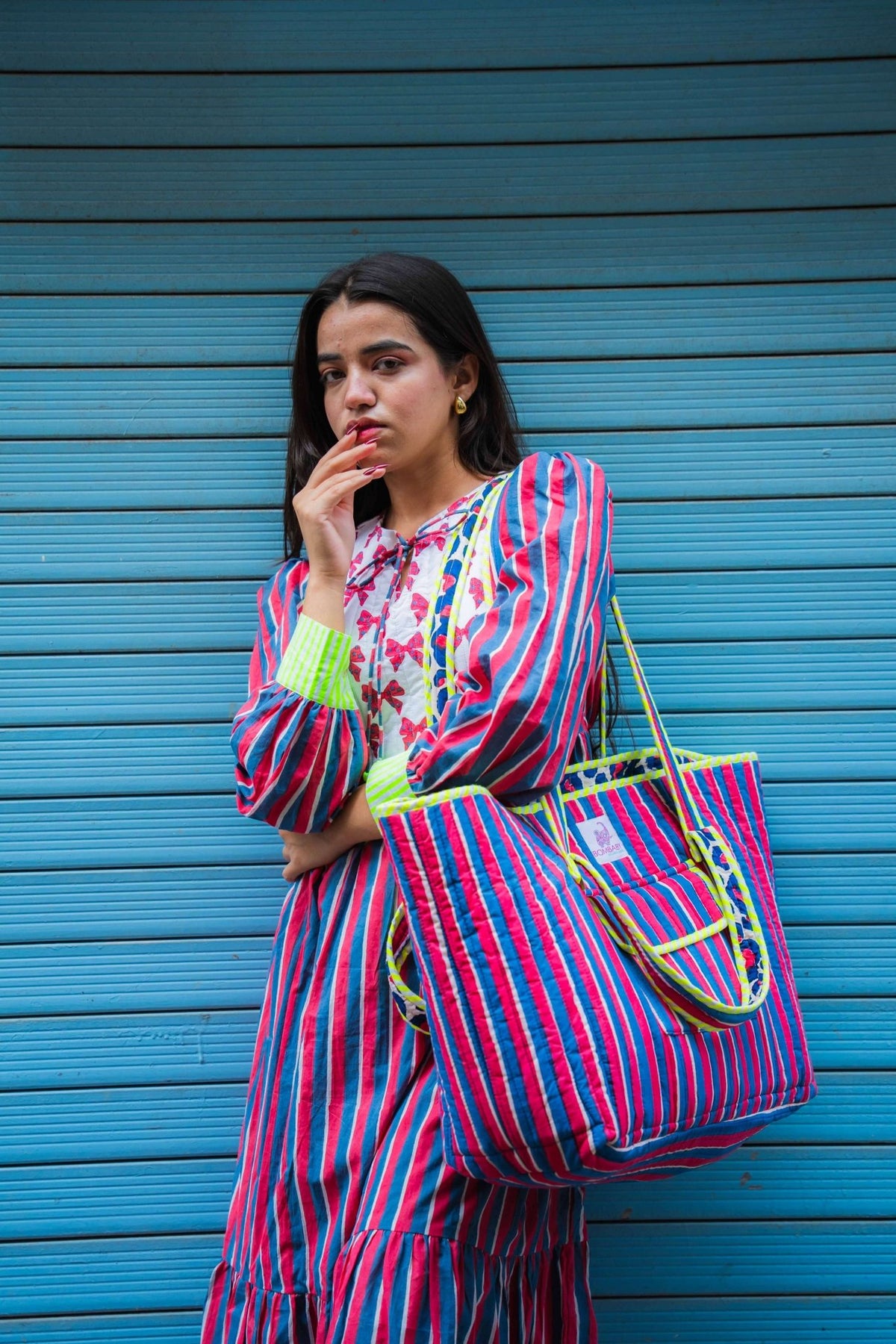 Quilted Zip Tote Bag | Roxy - Bombaby