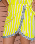 Ruffle Wrap Mini Skirt | Ibiza PRE ORDER - Bombaby