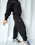 The Barrel Leg Rebel Joggers | Black PRE ORDER - Bombaby