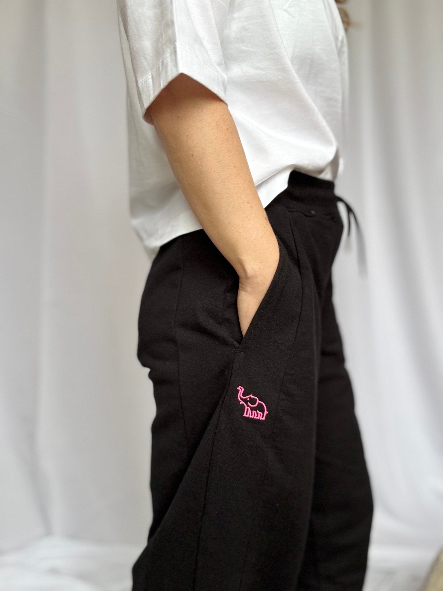 The Barrel Leg Rebel Joggers | Black PRE ORDER - Bombaby