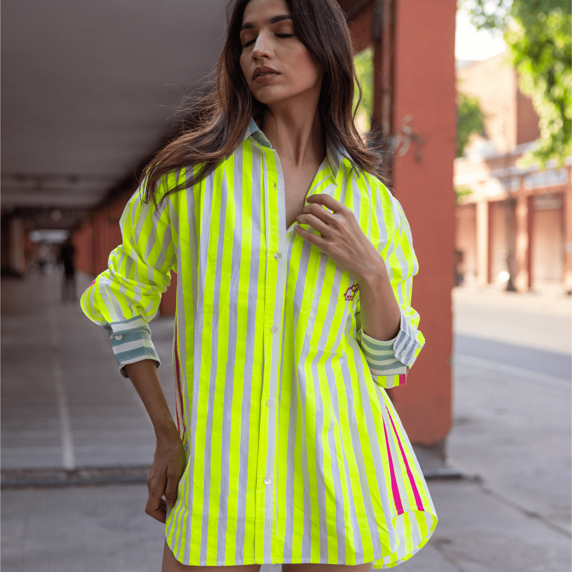 The Oversized Poplin Shirt | Ibiza PRE ORDER - Bombaby
