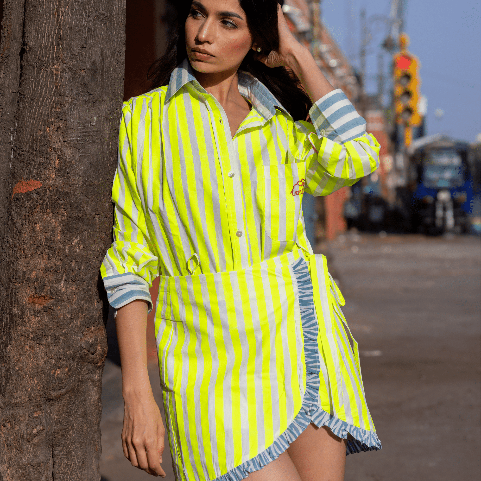 The Oversized Poplin Shirt | Ibiza PRE ORDER - Bombaby