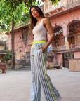 The Pop Pants | Mykonos Blue PRE ORDER - Bombaby