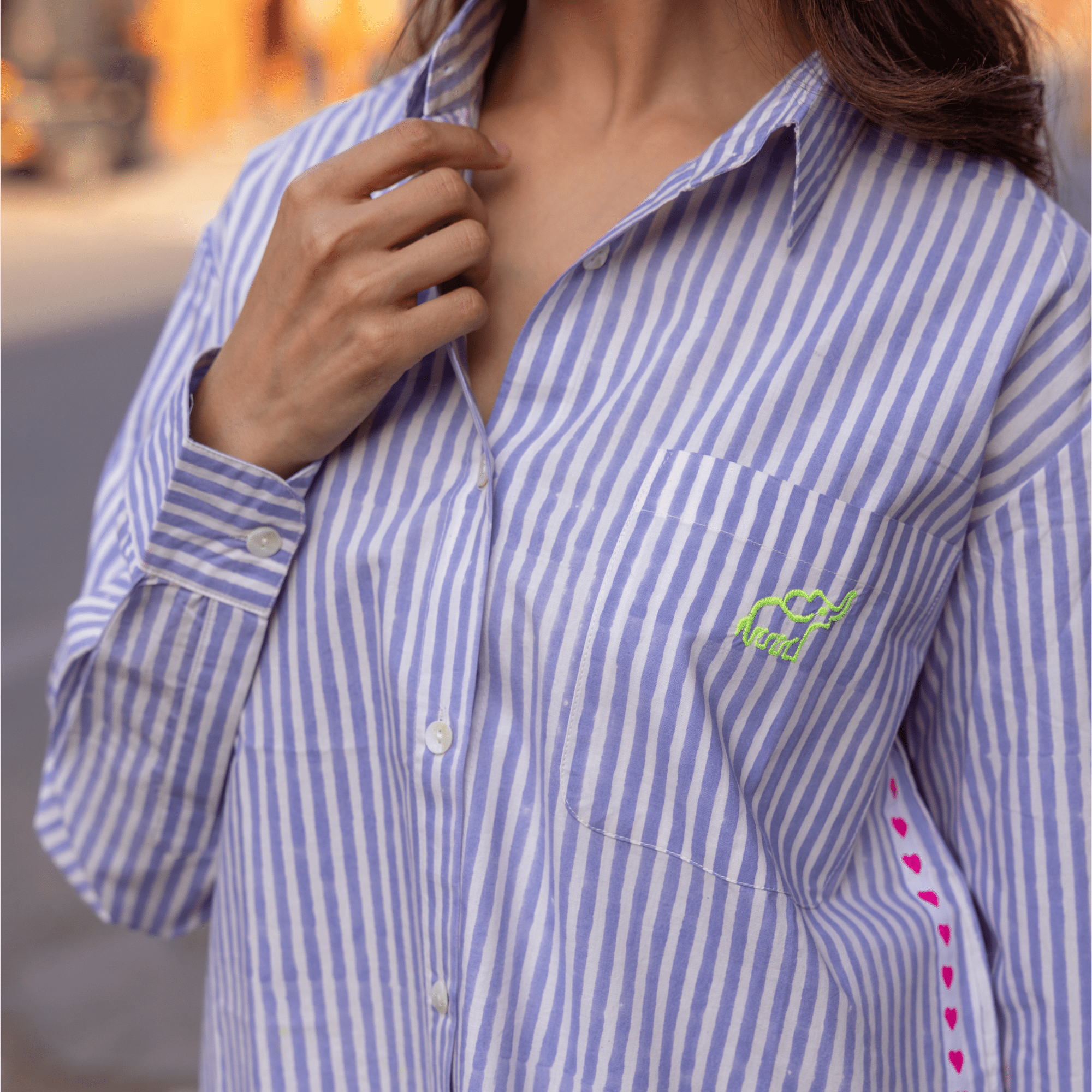 The Pop Shirt | Love Hearts PRE ORDER - Bombaby