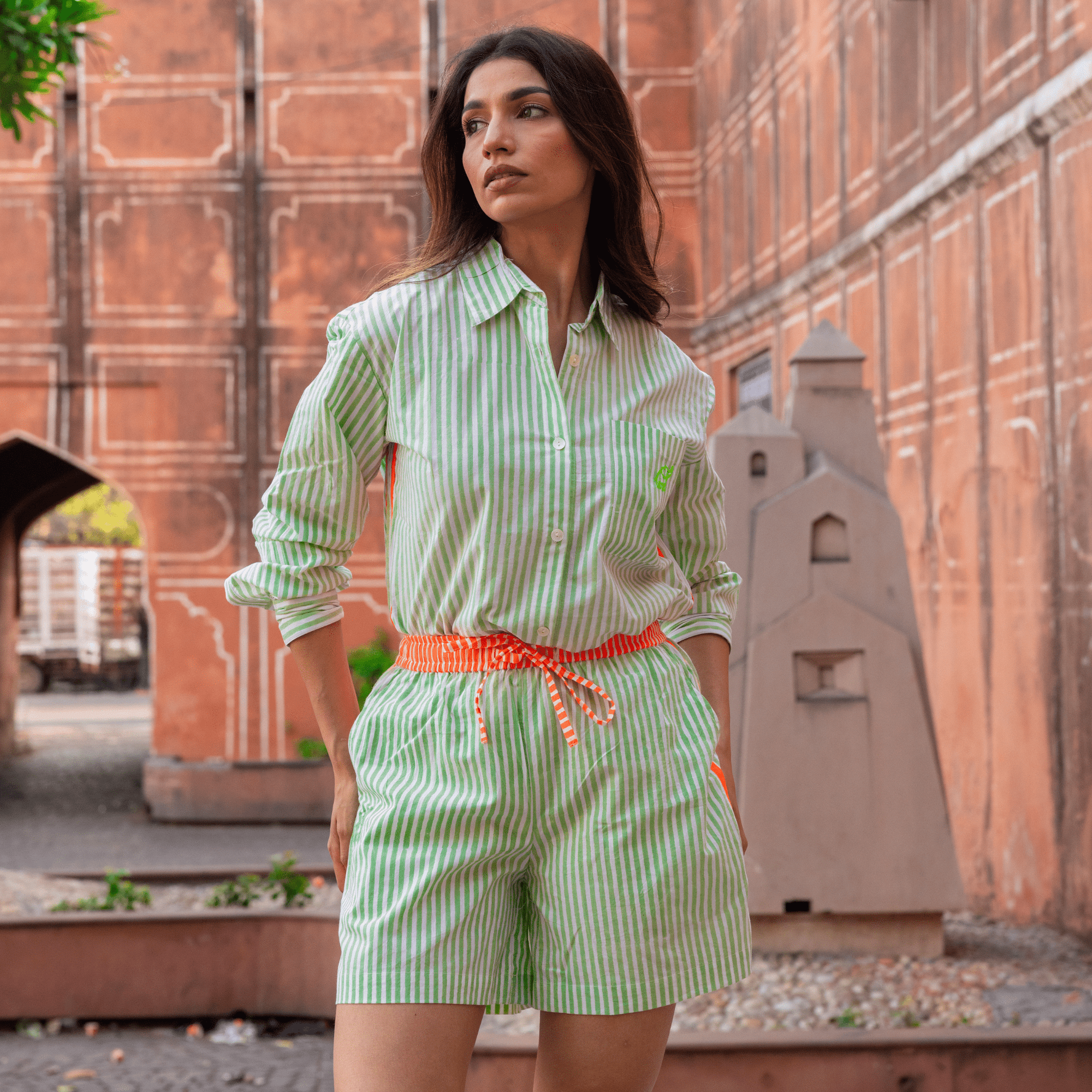 The Pop Shorts | Matcha Fizz PRE ORDER - Bombaby