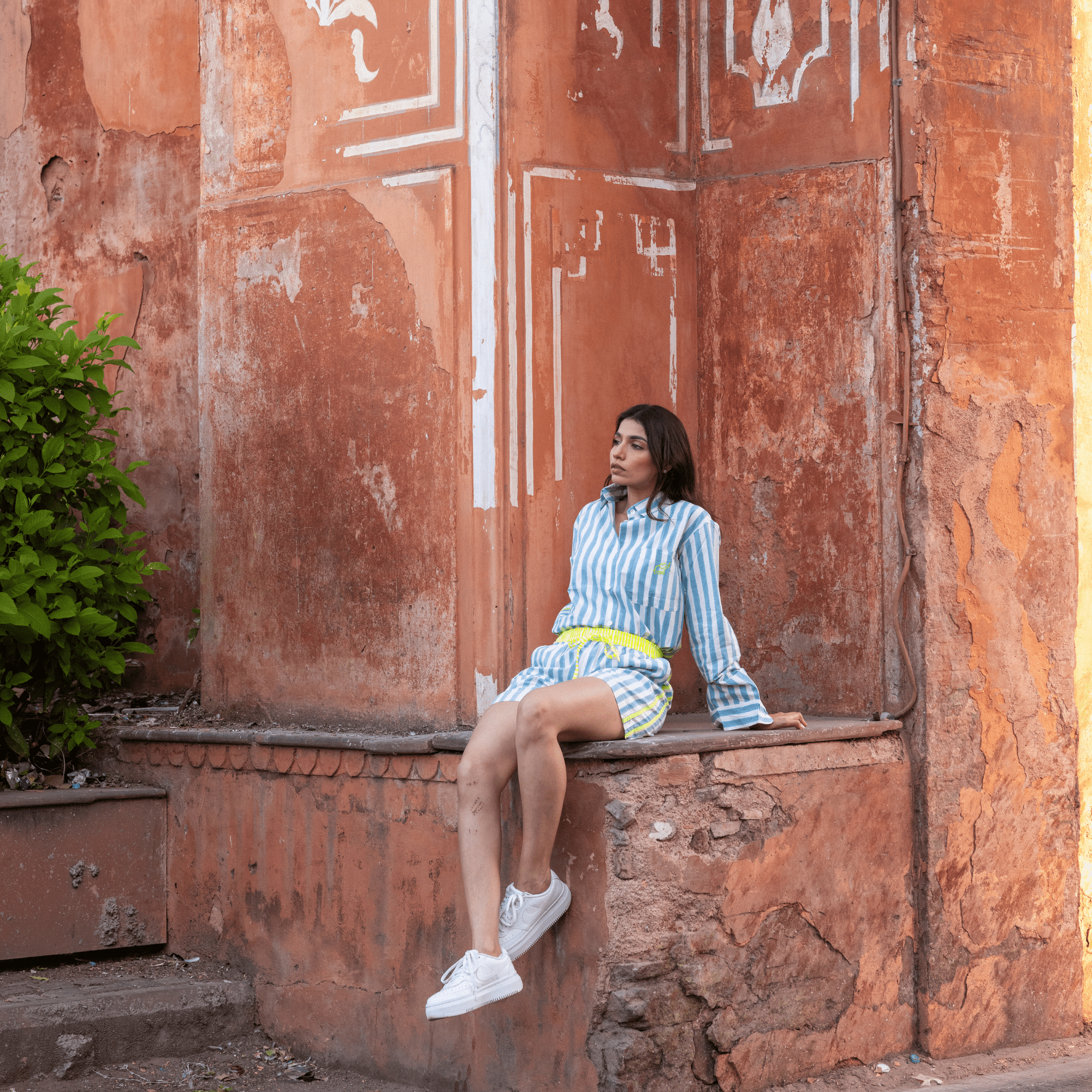 The Pop Shorts | Mykonos Blue PRE ORDER - Bombaby