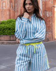The Pop Shorts | Mykonos Blue PRE ORDER - Bombaby