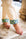 The Rebel Cord Turn Up Trousers | Pearl - Bombaby