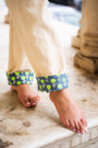 The Rebel Cord Turn Up Trousers | Pearl - Bombaby