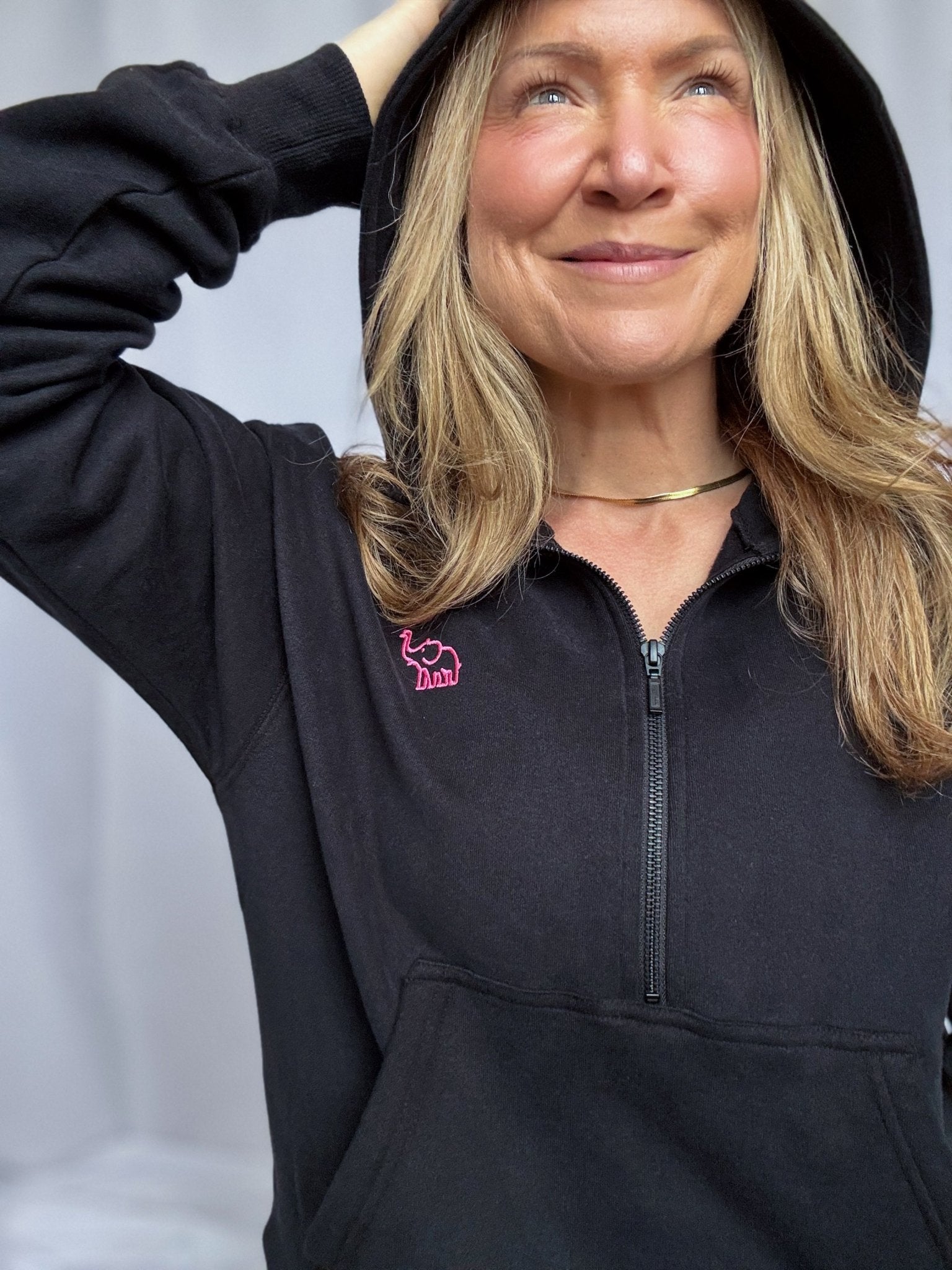 The Rebel Hoodie | Sueded Black PRE ORDER - Bombaby