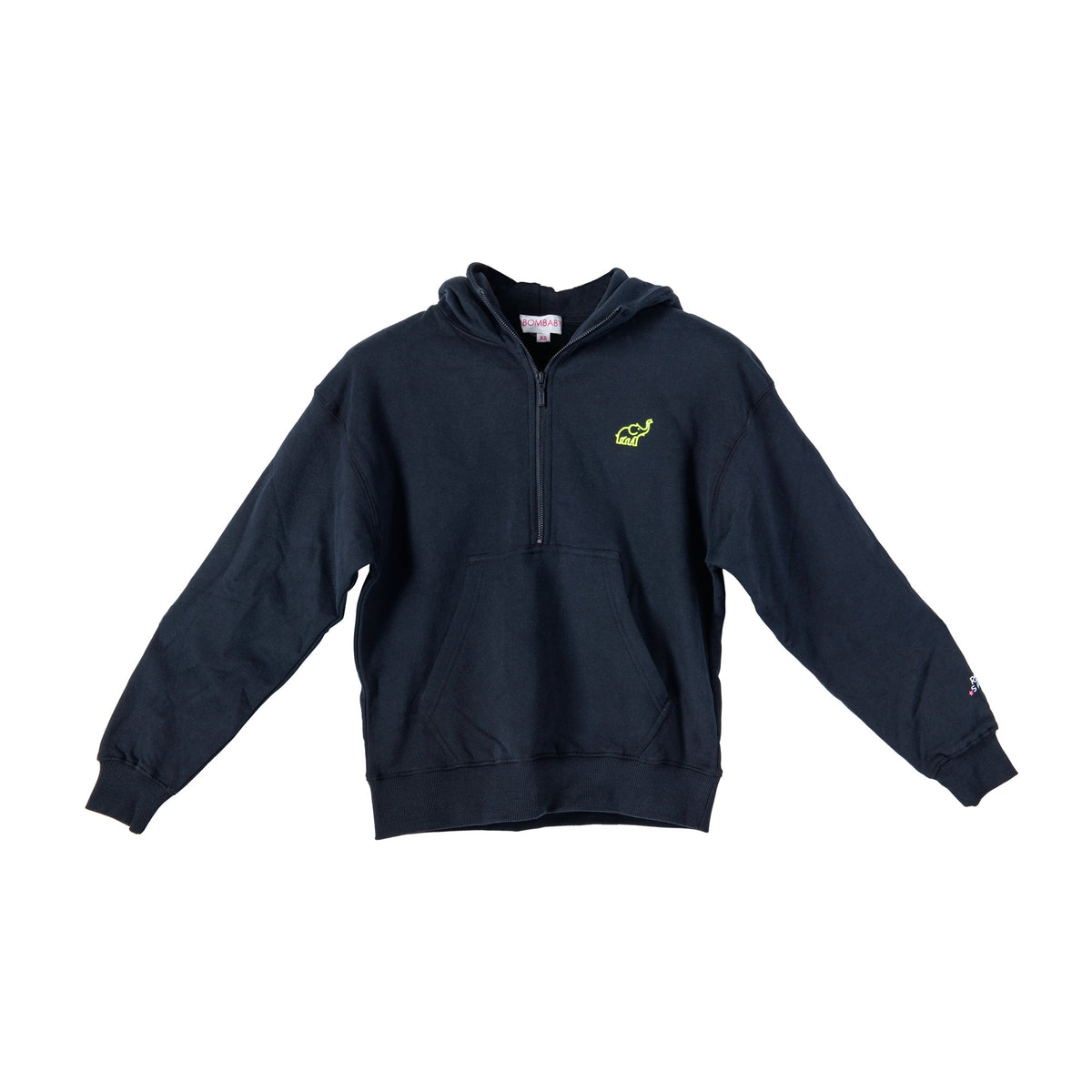 The Rebel Hoodie | Sueded Black - Bombaby