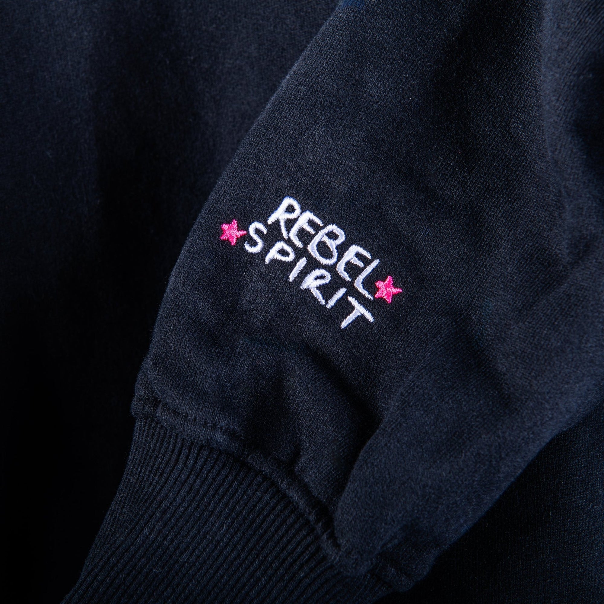 The Rebel Hoodie | Sueded Black - Bombaby