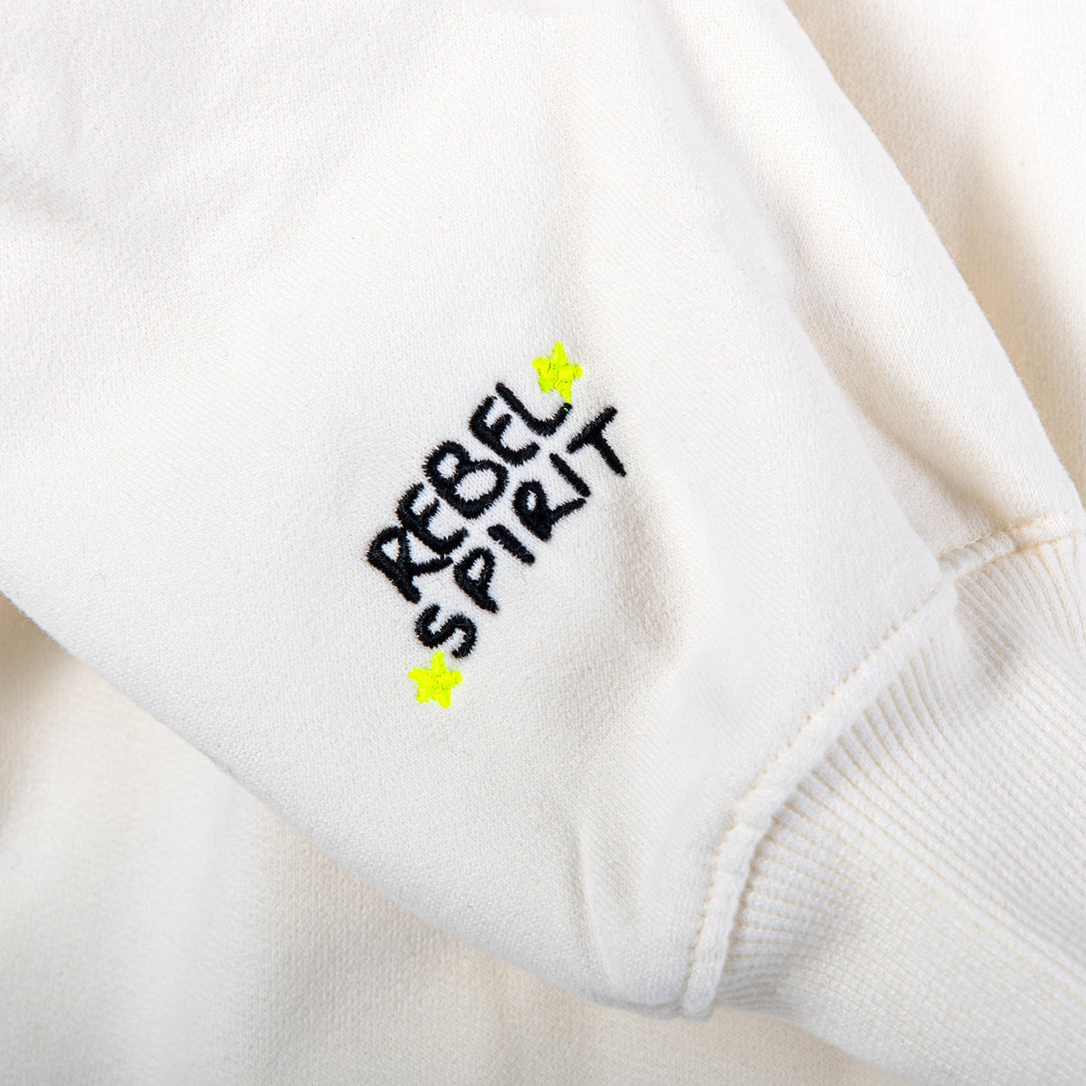 The Rebel Hoodie | Sueded Off-White - Bombaby