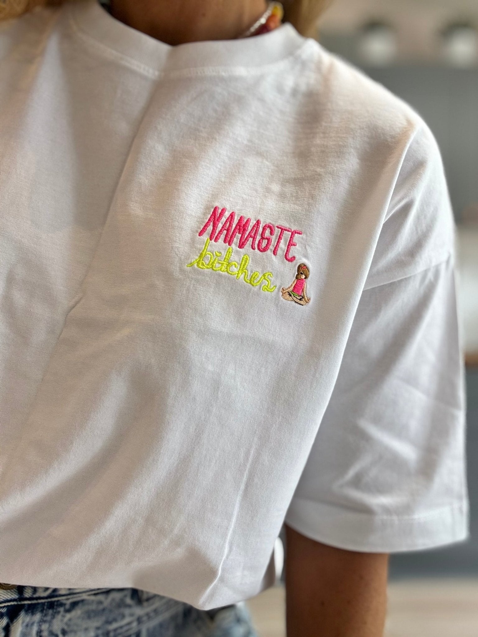 The Rebel T-Shirt | Namaste Bitches - Bombaby