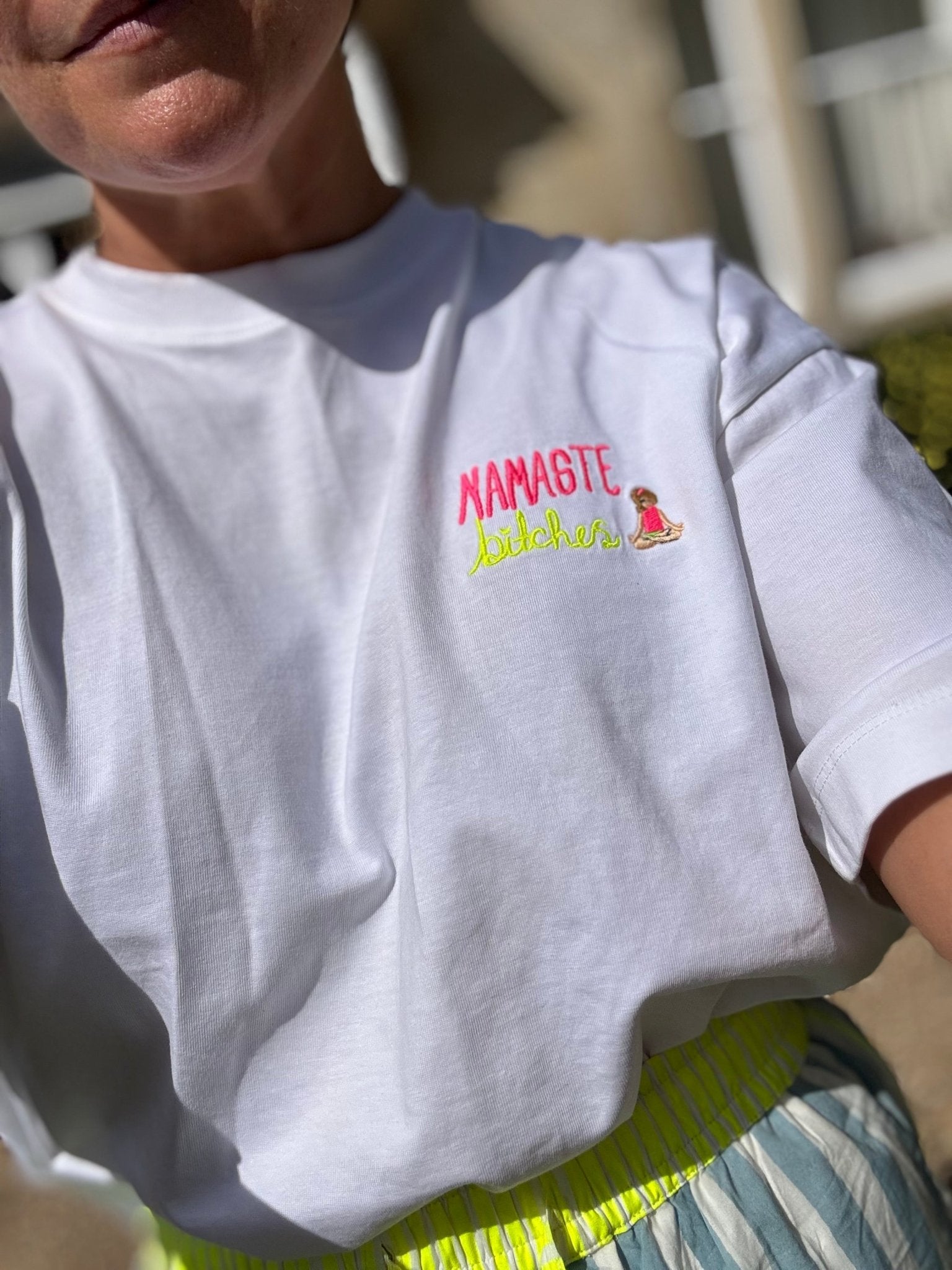 The Rebel T-Shirt | Namaste Bitches - Bombaby
