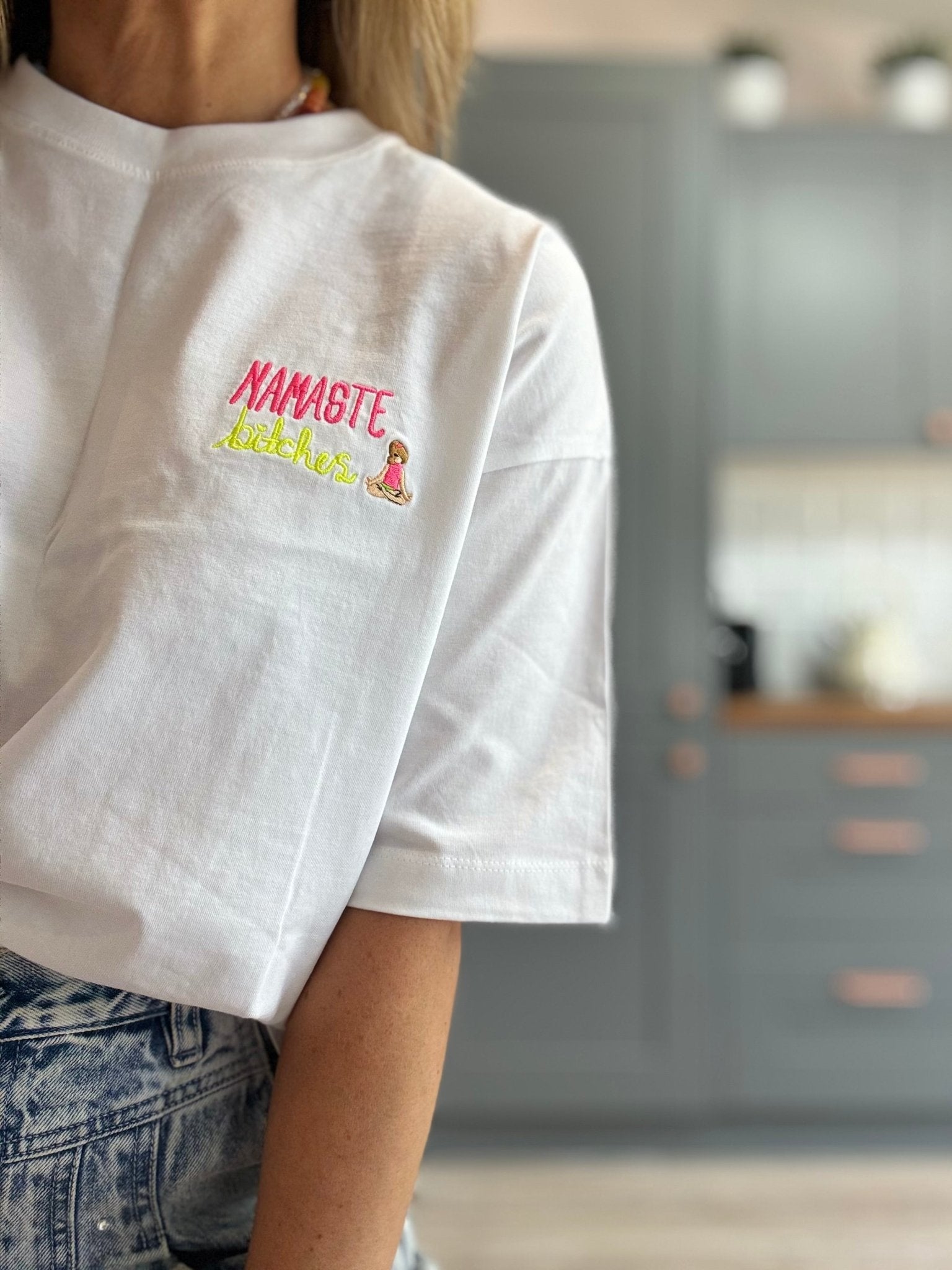 The Rebel T-Shirt | Namaste Bitches - Bombaby