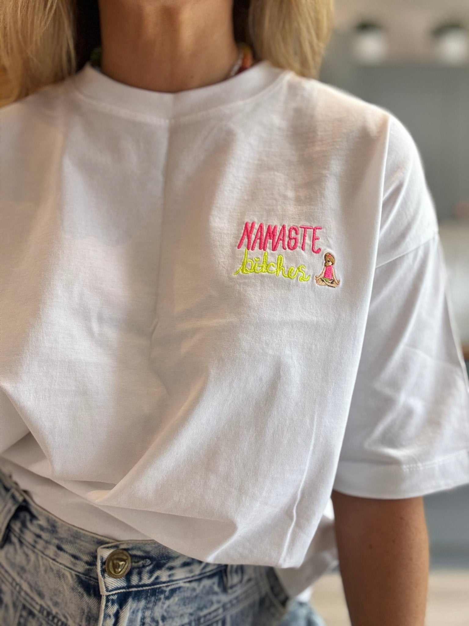 The Rebel T-Shirt | Namaste Bitches - Bombaby