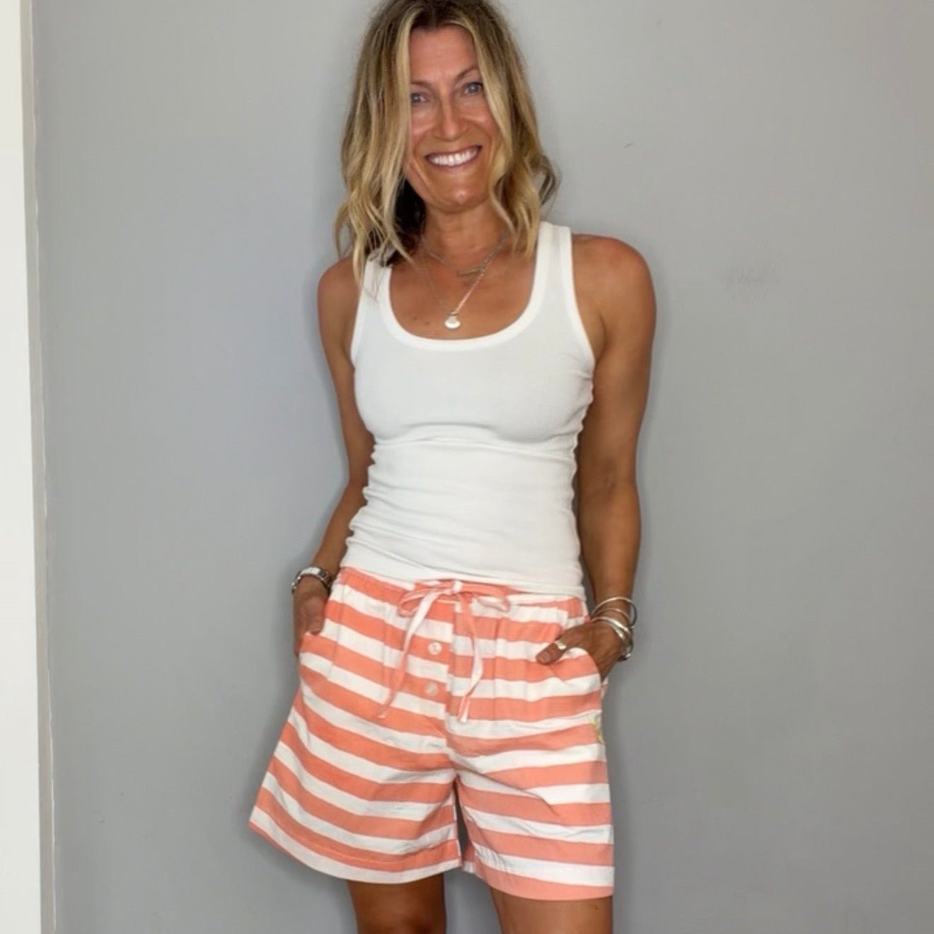 The Rugby Shorts | Rose Pink - Bombaby