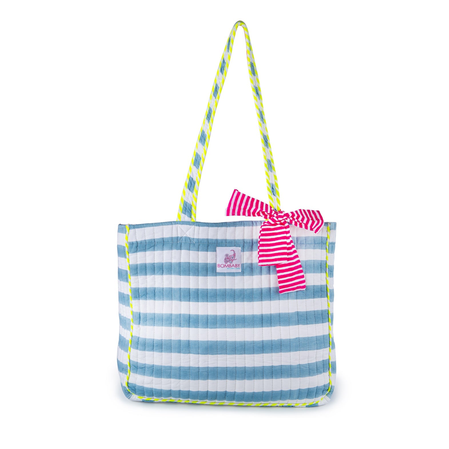 The Rugby Tote | Mykonos Blue - Bombaby