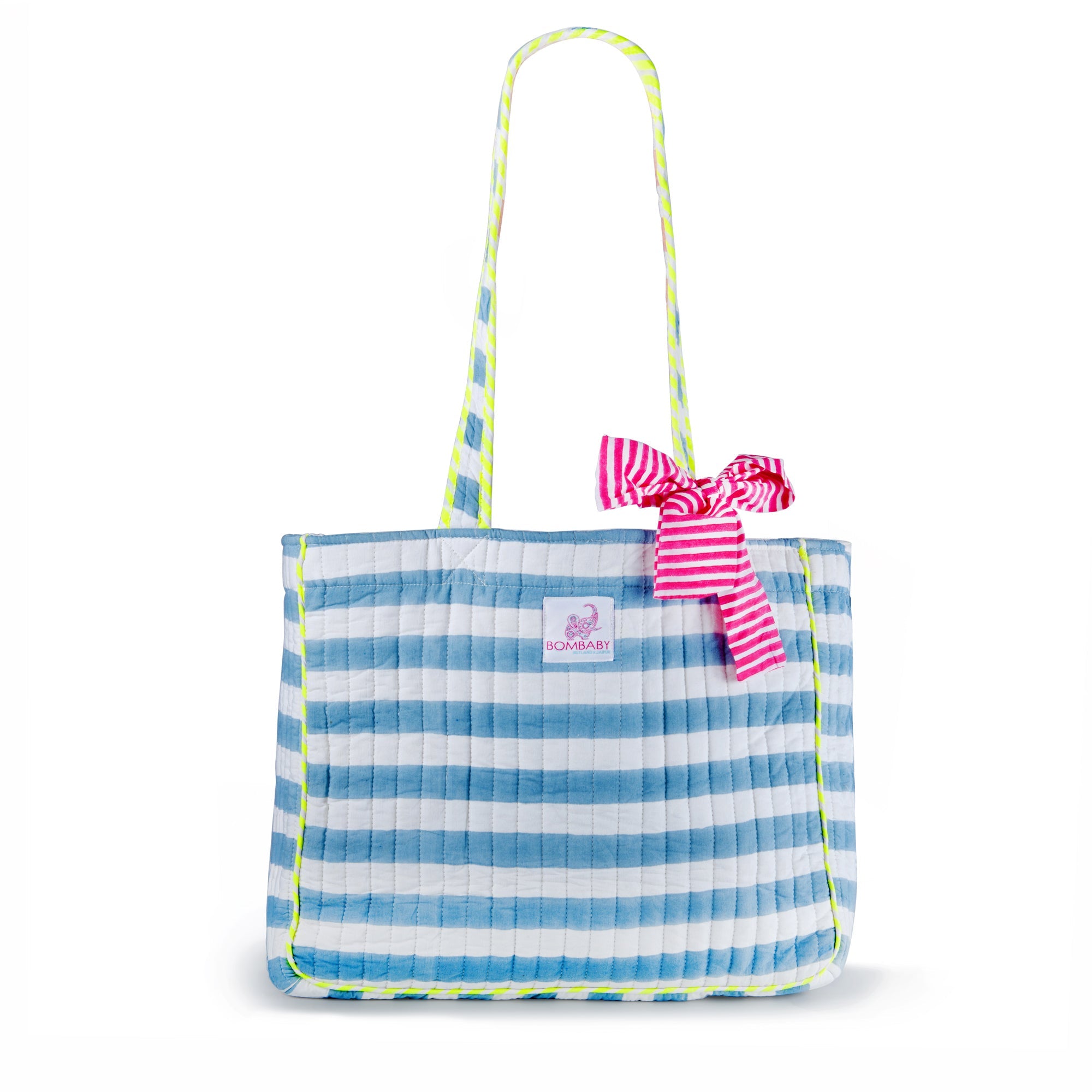 The Rugby Tote | Mykonos Blue - Bombaby