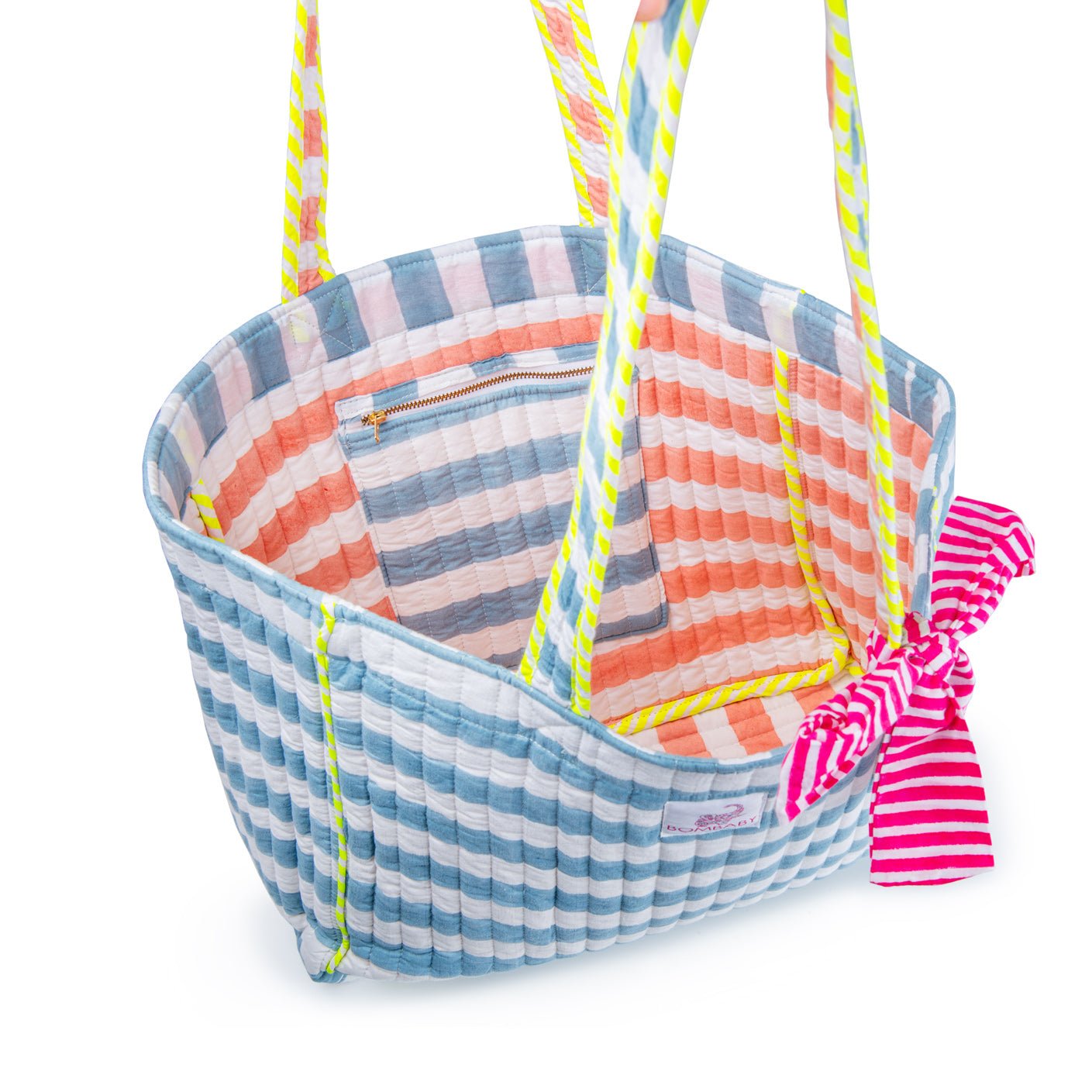 The Rugby Tote | Mykonos Blue - Bombaby
