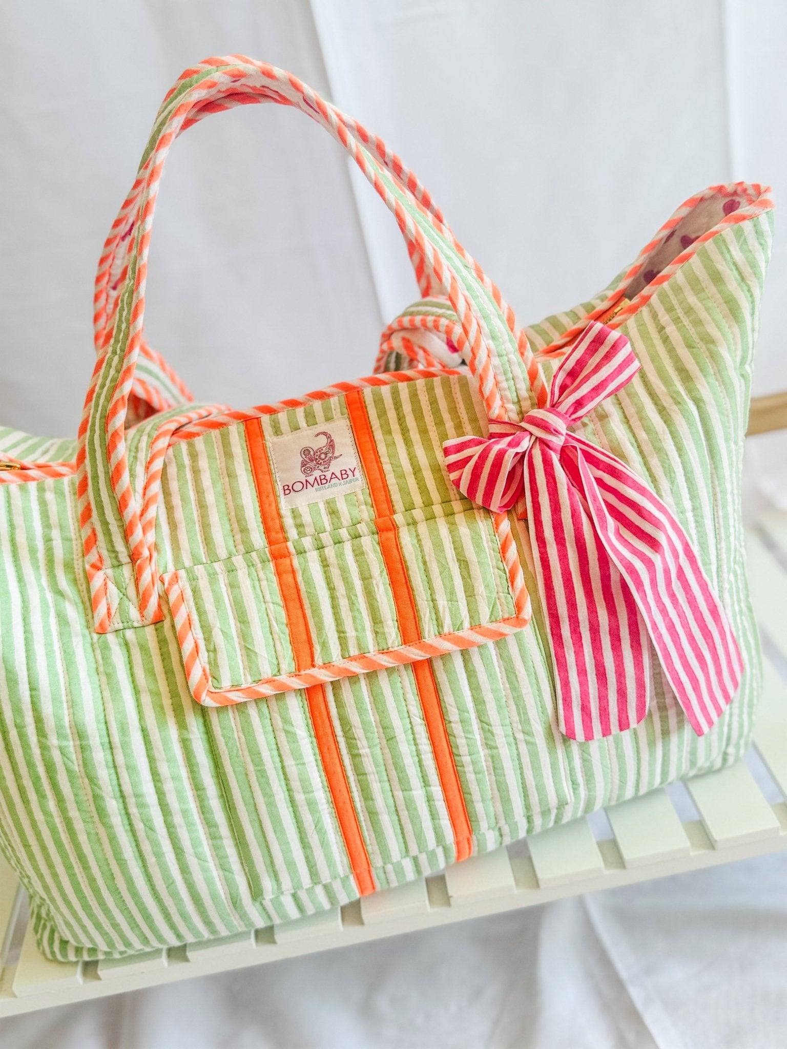 The Travel Tote | Matcha Fizz - Bombaby