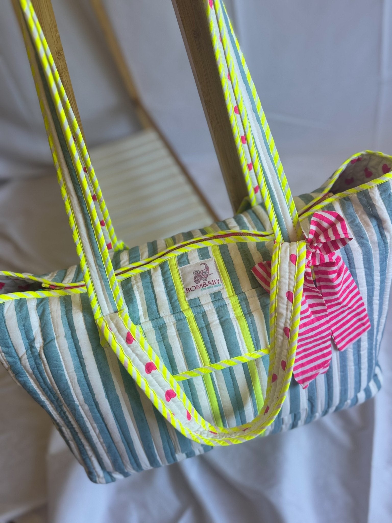 The Travel Tote | Mykonos Blue - Bombaby