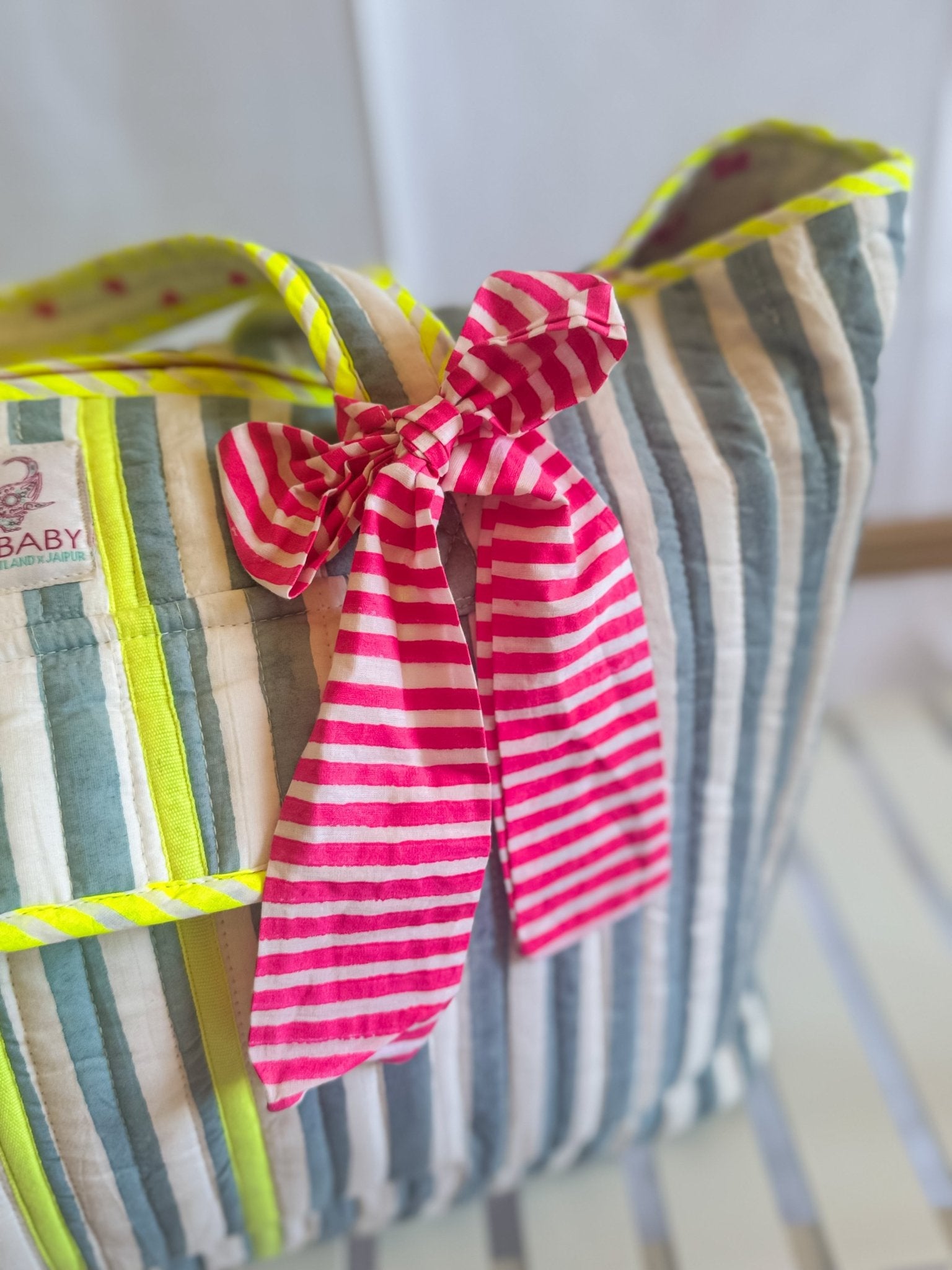 The Travel Tote | Mykonos Blue - Bombaby