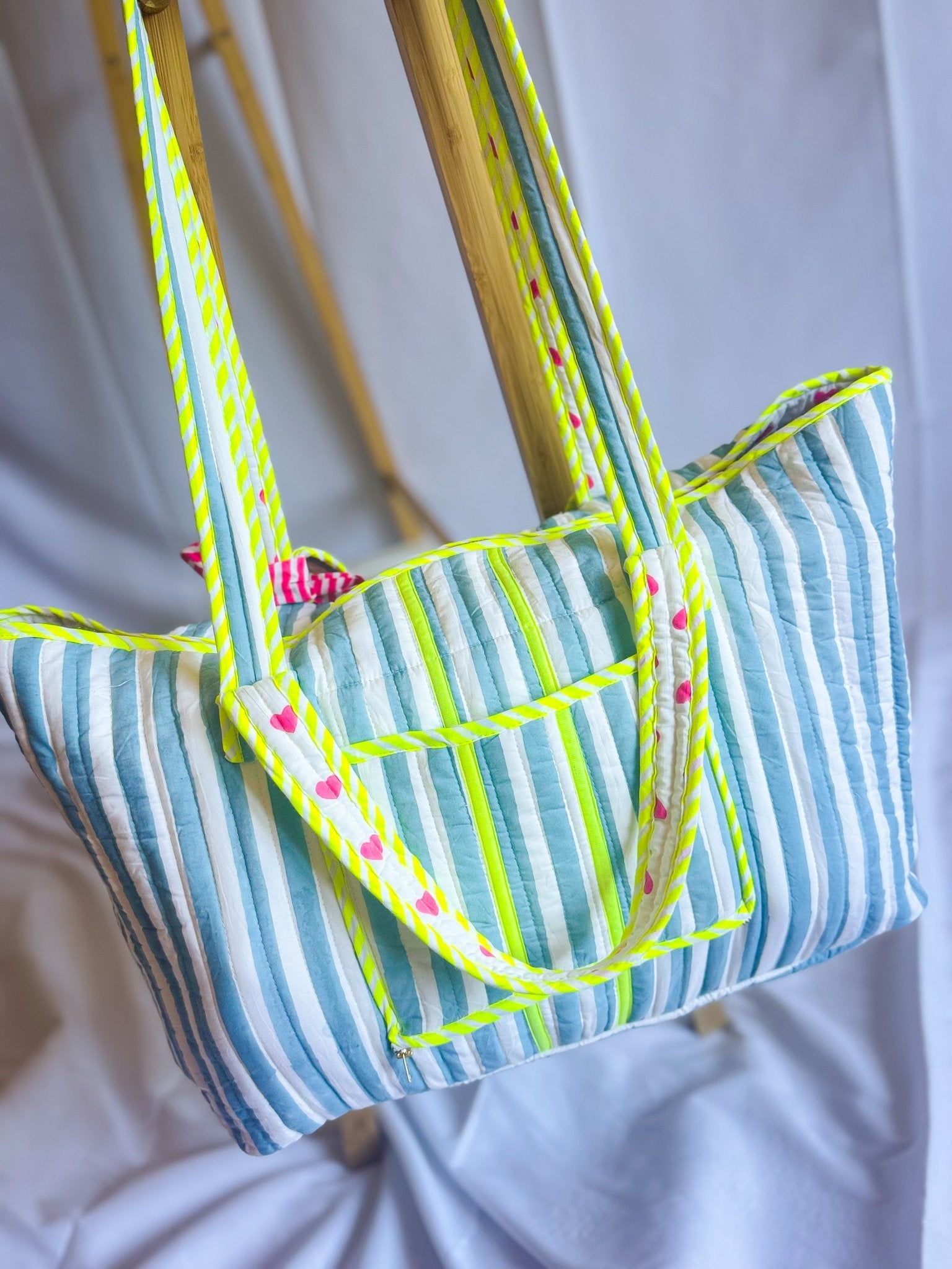 The Travel Tote | Mykonos Blue - Bombaby