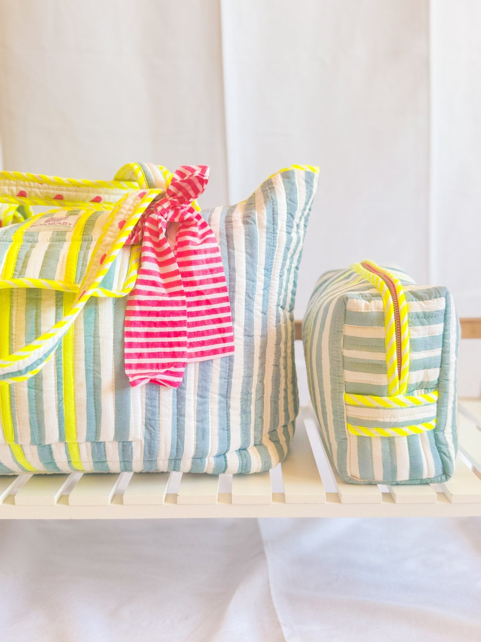 The Travel Tote | Mykonos Blue - Bombaby
